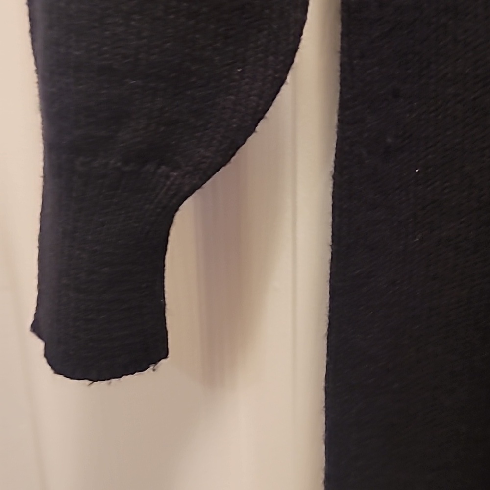 Vintage PLAIN JANE By Sweet Baby Jane Embellished Black Sweater Dress Sz Medium - Picture 5 of 8